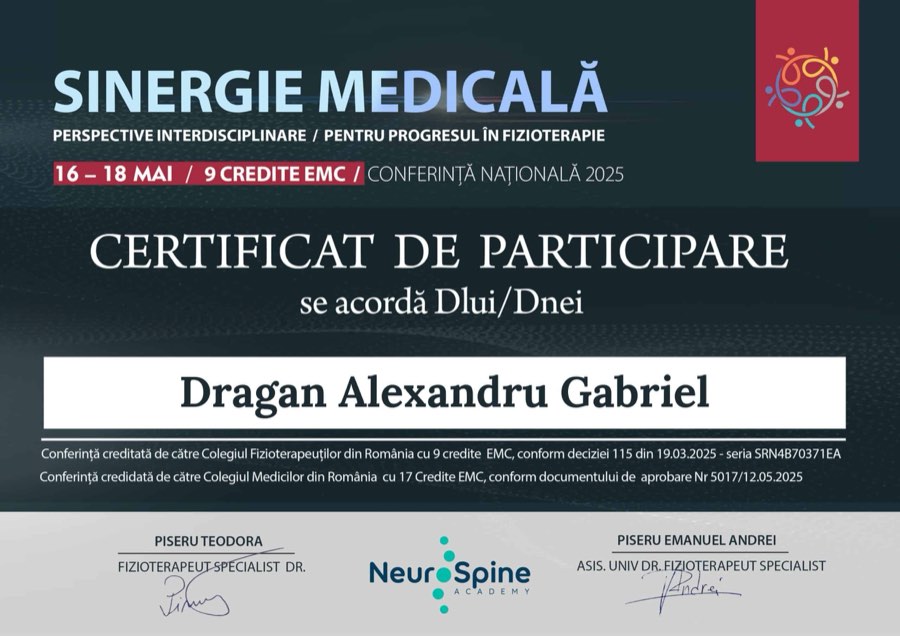 Alexandru Drăgan în cabinetul Modern Recovery